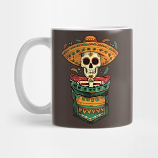 Serape Cinco De Mayo Mexican Party Mexican holiday Mariachi Pocket Mug